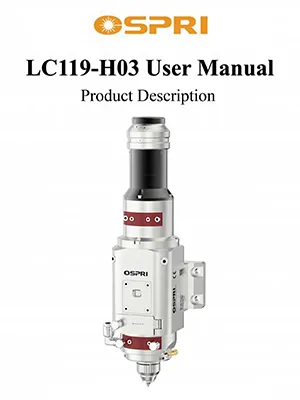 Cabeçote de corte a laser micro com foco manual (2kW)