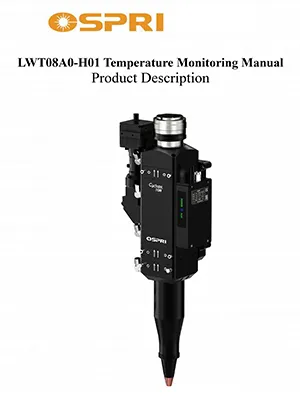 Cabeçote de soldagem a laser de 8 kW com monitoramento de temperatura