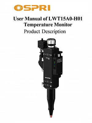Cabeçote de soldagem a laser de 15 kW com monitoramento de temperatura