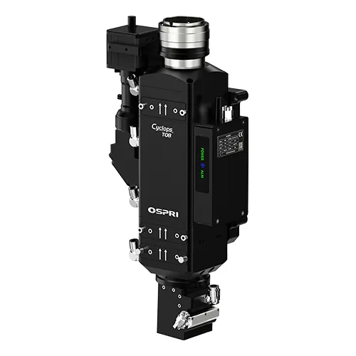 Cabeçote de soldagem a laser com monitoramento de temperatura