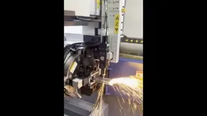 Cabeçote de corte a laser com foco manual LCN03A para corte de tubos