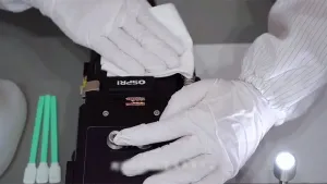 Troca do sensor da cabeça do laser 