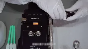 Manutenção do vidro de proteção contra cortes