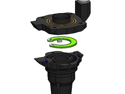 Sensor capacitivo de altura integrado para um rastreamento estável