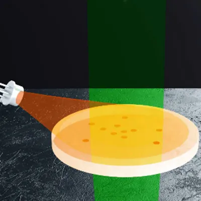 Monitoramento de contaminação da lente e sinal de alerta