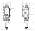 Cabeçote de corte para laser de fibra com foco automático (30kW)