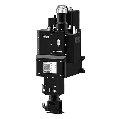 Cabeçote de soldagem a laser oscilante de eixo duplo de 8 kW (com faca de ar)