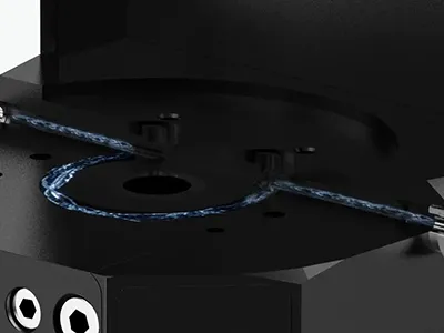 Resfriamento a água para operação estável