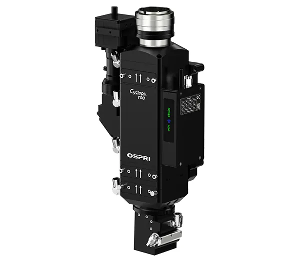Cabeçote de soldagem a laser de 8 kW com monitoramento de temperatura