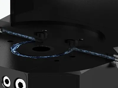 Resfriamento a água de todo o corpo dos lasers para maior vida útil