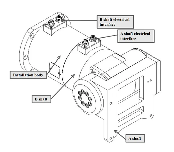 Eixo rotativo para cabeçote de corte a laser em ângulo