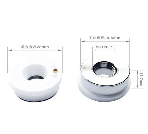 Anéis de cerâmica a laser